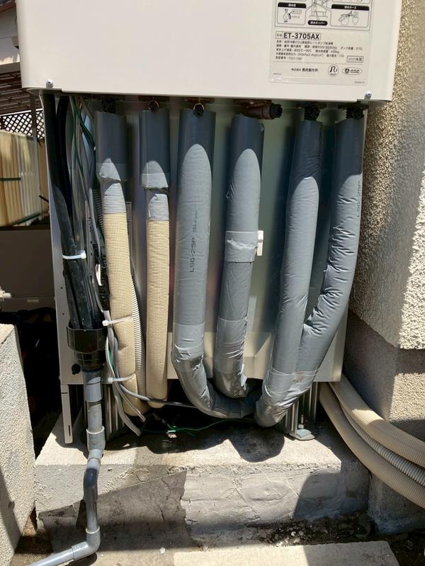 ヒートポンプ完成後