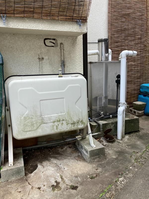 施工前の給湯器2