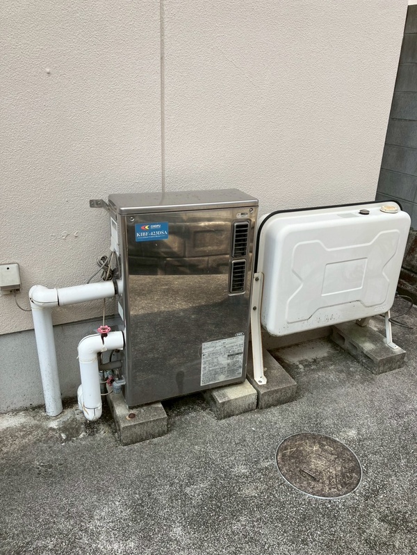 施工前の設置場所