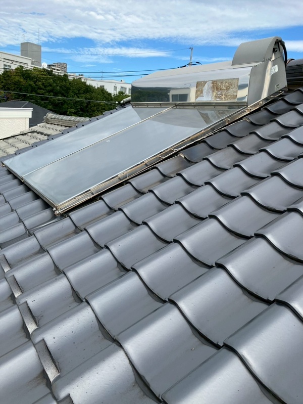 施工前 集熱パネル