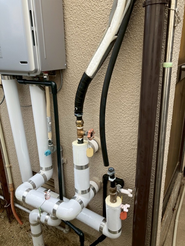 施工途中 屋根設置準備