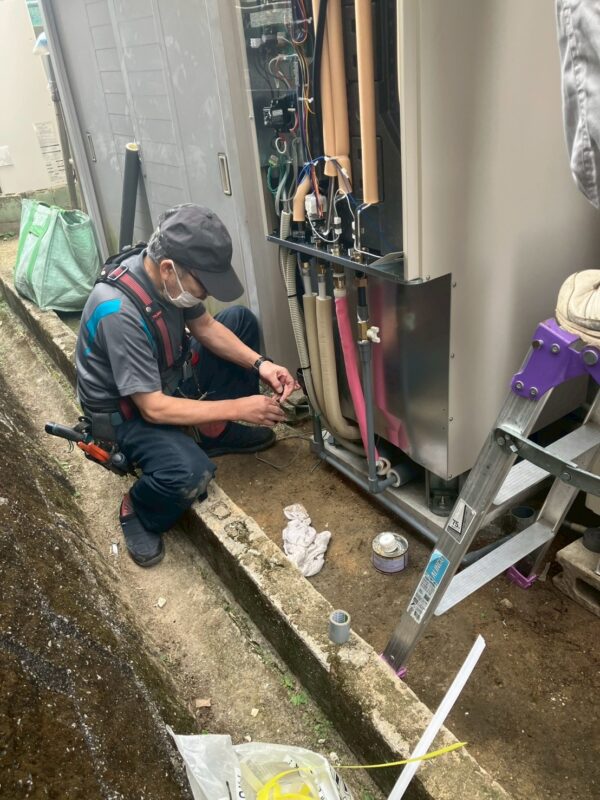 電気工事：専用回路・リモコン線・アース結線