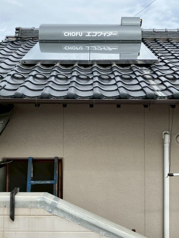 施工後 給湯器接続