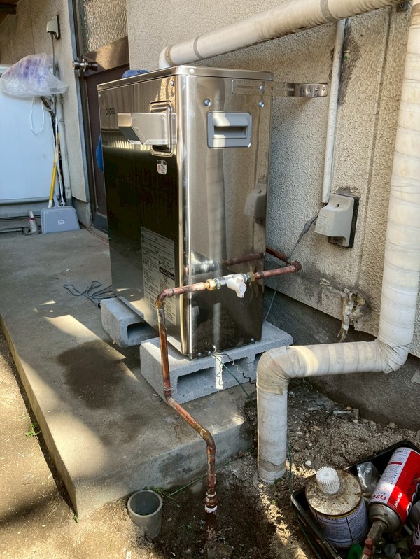 新ボイラー据付