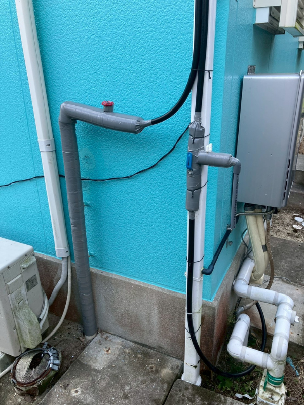 施工後 配管部分