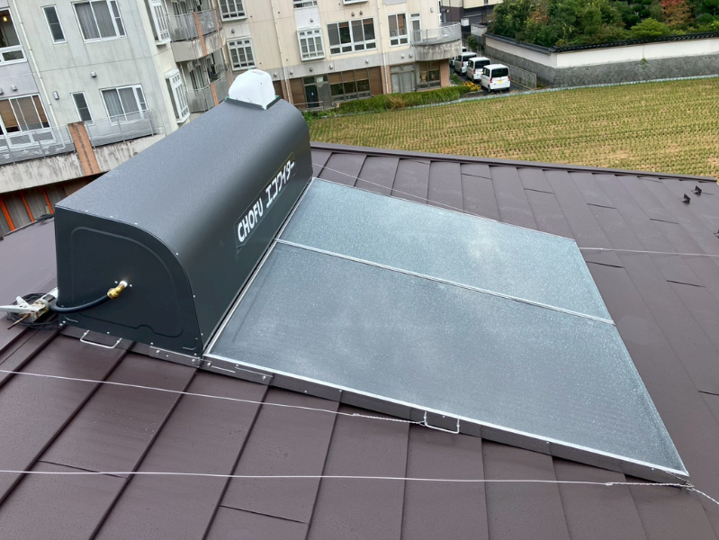 設置後の屋根面 全体