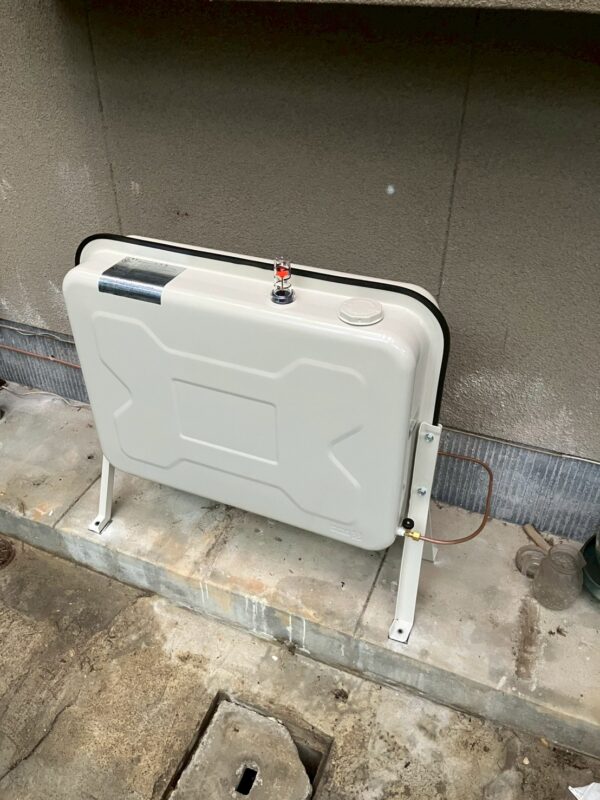 新オイルタンク設置