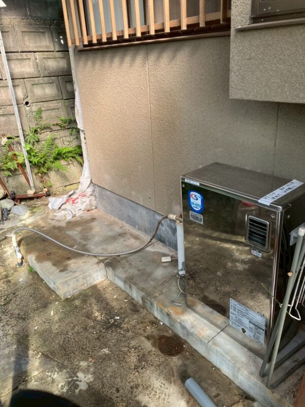 仮設ボイラー設置