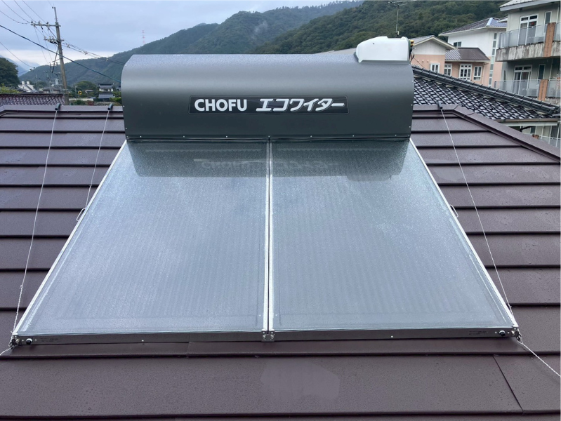 設置後の屋根面 全体