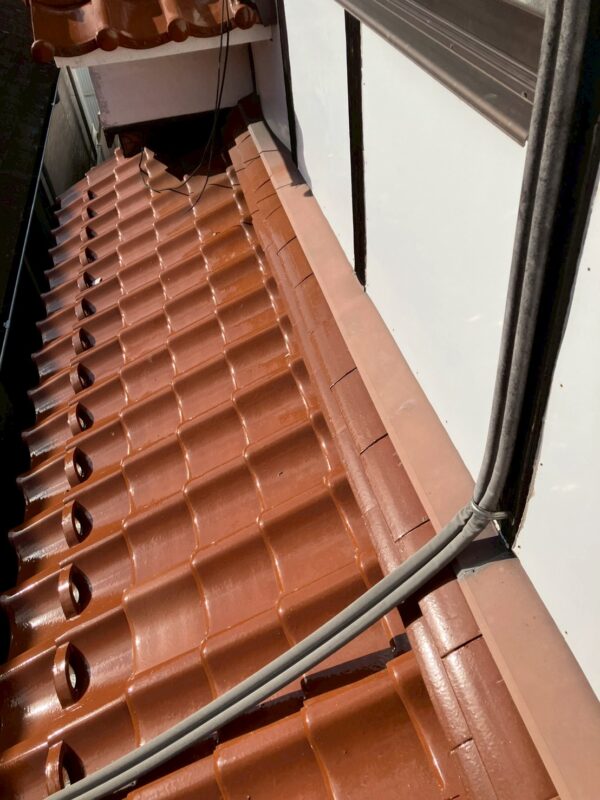 施工途中 配管取り回し