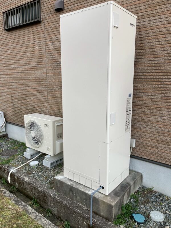 施工後：CHOFU エコキュート タンク（EHP-4605BZP）