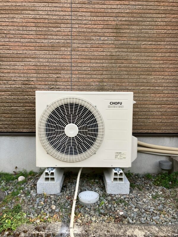 施工後：室外機