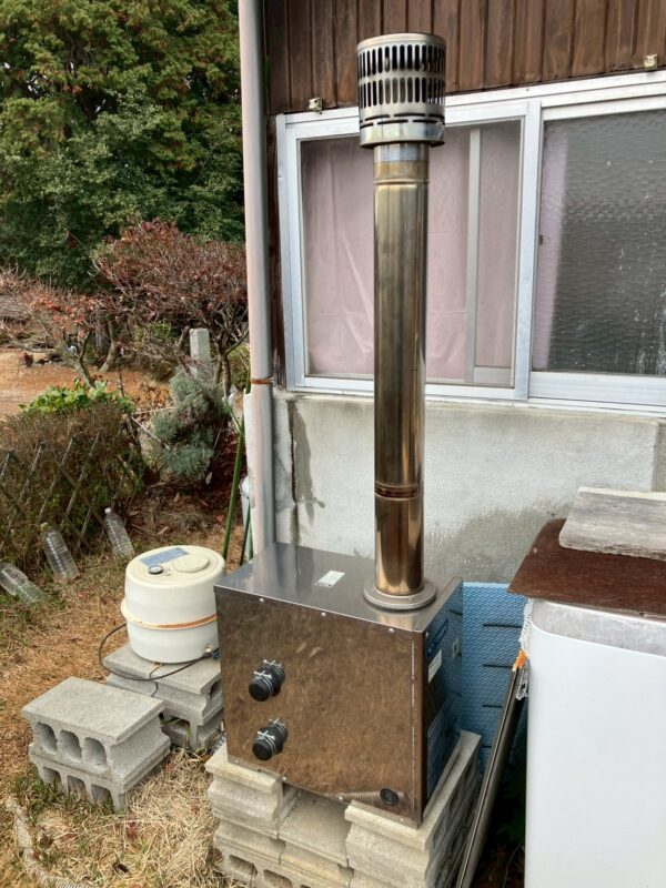 施工前：既設石油ふろがま本体